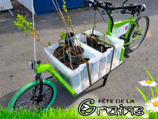 Trans'Cyclette à la fête de la graine
